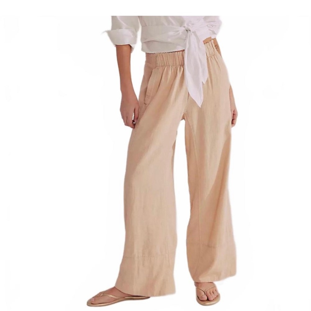 Free people days end linen pants